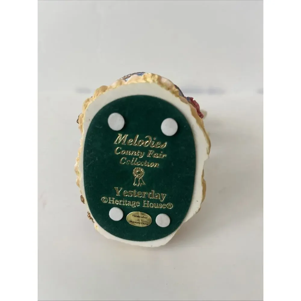 Vintage Heritage House Melodies County Fair Collection Carousel Music Box #2160